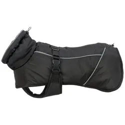 TRIXIE Hundemantel Wintermantel Brizon schwarz schwarz Größe: S / Rückenlänge: 40 cm Bauchumfang: 40-64 cm / Halsumfang: bis zu 48 cm