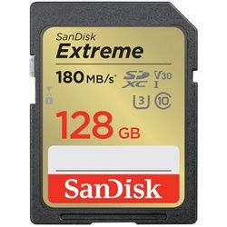 SanDisk SDXC Extreme V30 UHS-I U3, Class 10 Speicherkarte 128 GB 180MB/s