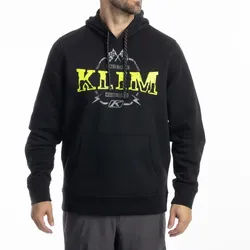 Klim Dirt Rider Hoodie, schwarz-gelb, Größe XL für Männer