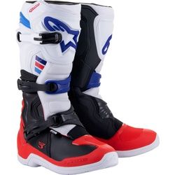 Alpinestars Tech 3 S23, Stiefel - Weiß/Rot/Dunkelblau - 12 US