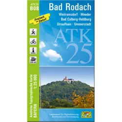 Bad Rodach, Karte (im Sinne von Landkarte)
