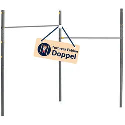 Hudora Turnreck Fabian Pro, inkl. Befestigungsmaterial für Aufbau im Beton, höhenverstellbar