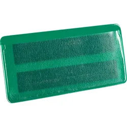 10 Etikettentaschen magnetisch 110 x 50 mm | grün, PVC