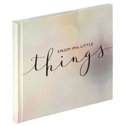 Letterings Bookbound Album 18x18 cm 30 White Pages Enjoy