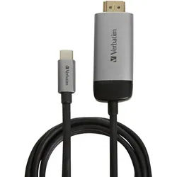 VERBATIM USB-C Adapter 49144, HDMI 4K, Slimline