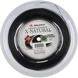 Solinco Tennissaite X Natural (Armschonung+Touch) schwarz 200m Rolle