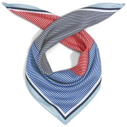 Nicki-Tuch aus 100% Seide Peter Hahn blau