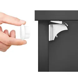 Baby Sicherheit Magnetisches Schrankschloss, die unsichtbare Kindersicherung für Schrank 1 St
