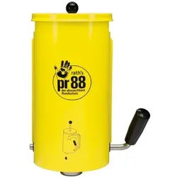 rath's pr 88 Wandspender, Sparsamer Edelstahlspender mit Hebelfunktion, für 1,6 Liter - Spenderkartuschen