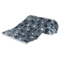 Tammy blanket soft plush 150 × 100 cm blue/beige