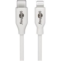 Goobay Lightning - USB-C Kabel, 0,5 m, weiß