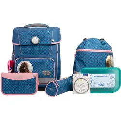 School-Mood Champion Pro 7-tlg. Schulranzenset Mila (Pferd)