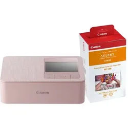 Canon Selphy CP1500 Drucker + Papier RP-108 10x15 (108 Blatt) pink
