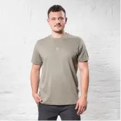 STIER T-Shirt embro essential organic cotton L olive