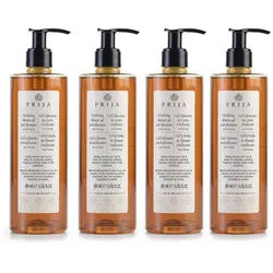 PRIJA Duschgel PRIJA 2in1-Flüssigshampoo und Duschgel mit Ginseng-Extrakt, vegan