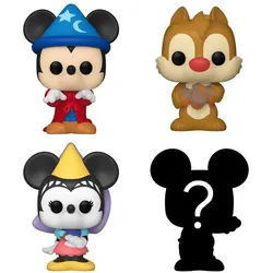 Disney Bitty POP! Vinyl Figuren 4er-Pack Sorcerer Mickey 2,5 cm