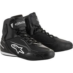 Alpinestars Faster-3 Motorradschuhe, schwarz-weiss, Größe 46