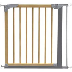 Baby Dan Türschutzgitter , Naturfarben, Silberfarben , Holz, Metall , Buche , vollmassiv , 82.50x3.50x71 cm , Grüner Punkt, BPA-frei, Fsc, Europäischer Sicherheitsstandard , Verlängerung inklusive, Verlängerung erhältlich , Babysicherheit, Treppenschutzgitter