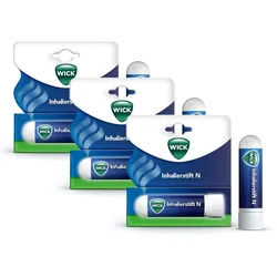 WICK Inhalierstift N - 3 St. Dreierpack 3X1 St