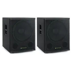 Pronomic SA-18 SUB Aktiv Subwoofer 2x Set