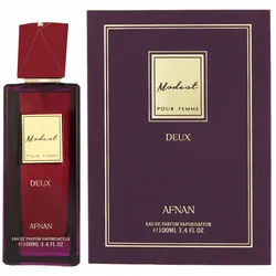 Afnan Modest Pour Femme Deux Eau De Parfum Spray für Frauen 0,1 l