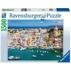Ravensburger Puzzle Colorful Procida Italy, 1500 Puzzleteile