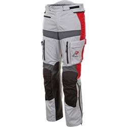 Rukka Offlane Motorrad Textilhose, grau-rot, Größe 50 für Männer
