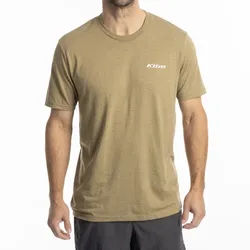 Klim Saddle Mountain Tri-Blend T-Shirt, weiss-braun, Größe XL für Männer