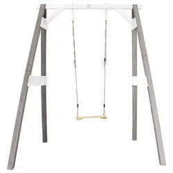 Ambia Garden Schaukel , Grau, Weiß , Holz , 181x207x160 cm , EN 71, CE, FSC 100% , höhenverstellbar, einfache Handhabung und Montage , Freizeit & Co, Gartenspielzeug, Schaukeln
