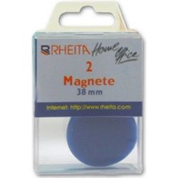 Rheita Magnet 8 (4x 2) farbige Magnete / Durchmesser: 38mm