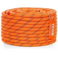 VEVOR Arborist Baumkletterseil doppelt geflochten Polyester 1/2 Zoll x 120 Fuß