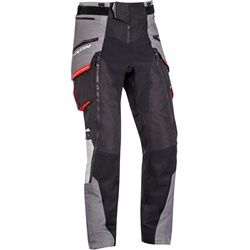 Ixon Ragnar Motorrad Textilhose, schwarz-rot, Größe S für Männer