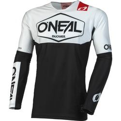 Oneal Mayhem Hexx Jugend Motocross Jersey, schwarz-weiss, Größe XL