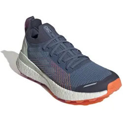 adidas Trail-Laufschuhe Terrex Two Ultra Primeblue (sockenähnliche Passform) altblau Damen