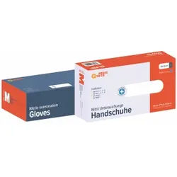 Medic To Go Nitril Untersuchungshandschuh, blau, puderfrei, Nitril Einweghandschuhe mit einer optimalen Passform und hoher Griffsicherheit, 1 Karton = 40 Packungen à 100 Stück, Größe M (7)