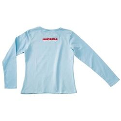 Spidi Font Long Lady T-Shirt, blau, Größe M