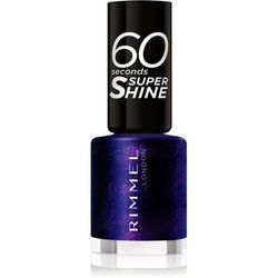 Rimmel 60 Seconds Super Shine Nagellack Farbton 563 Midnight Rush 8 ml