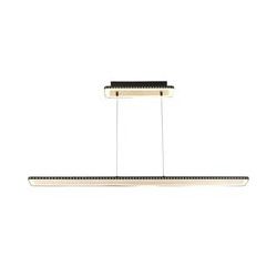 LED-Hängeleuchte Solaris 3-Step-dim gold 120 cm