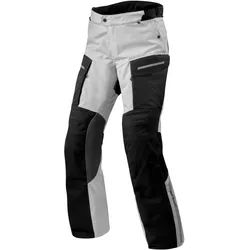 Revit Offtrack 2 H2O Motorrad Textilhose, schwarz-silber, Größe XL für Männer