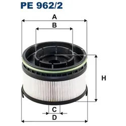 Kraftstofffilter FILTRON PE 962/2