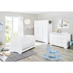 Pinolino Babyzimmer , Weiß , Holzwerkstoff , 6 Fächer , 6 Schubladen , in verschiedenen Größen erhältlich,zum Juniorbett umbaubar, höhenverstellbar, Sprossen mit Normabstand, Aufbauanleitung im Karton, Lattenrost inklusive, Schlupfsprossen , Baby & Kindermöbel, Babyzimmer, Babyzimmer-Serien