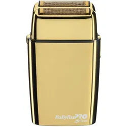 BaByliss PRO 4Artists Doppelfolienrasierer FOILFX Vollmetallgehäuse gold FXFS2GE