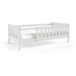 Masseno Kinderbett Elsa 80x190 cm Weiß , Holz , 80x190 cm , Babymöbel & Kindermöbel, Kinderzimmer & Jugendzimmer, Kinderbetten