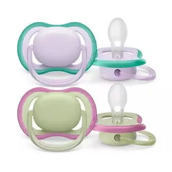 Philips Avent® Ultra Air Schnuller 0–6M Rosa & Mint 2 Stück