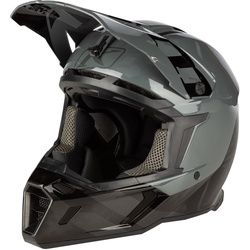 Klim F5 Koroyd Ascent Carbon Motocross Helm, schwarz-grau, Größe XL für Männer