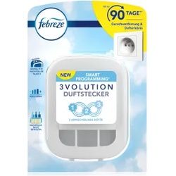 Febreze 3Volution Duftstecker, Lufterfrischer mit 3 wechselnden Düften, 1 Gerät (ohne Nachfüller)