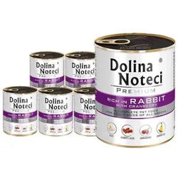 Dolina Noteci - PREMIUM Hase mit Preiselbeeren 6x800g + Deckel für 800g-Dose GRATIS!