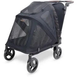 Wonderfold Tier-Buggy , Schwarz , Textil , 55x106.70x70.6 cm , Baby on Tour, Kinderwagen, Buggys