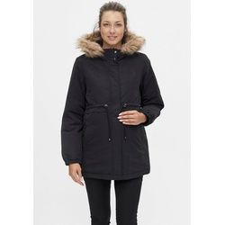 Umstandsjacke MAMALICIOUS "MLJESSI" Gr. XS (34), schwarz (black) Damen Jacken Umstandsjacken