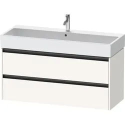 Duravit Ketho.2 Waschtischunterbau wandhängend Weiß Supermatt 1184x460x549 mm - K25279084840000 K25279084840000